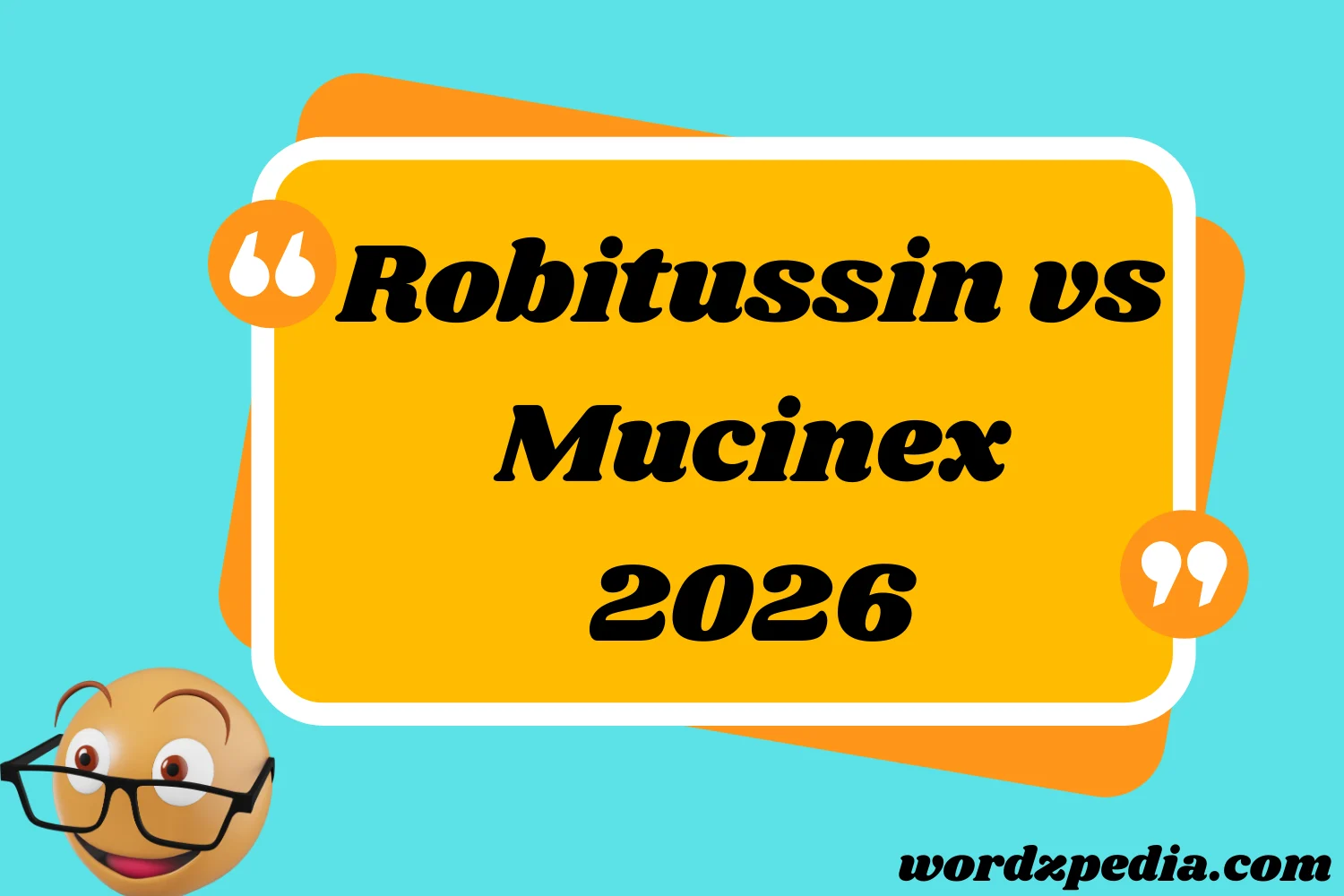 Robitussin vs Mucinex