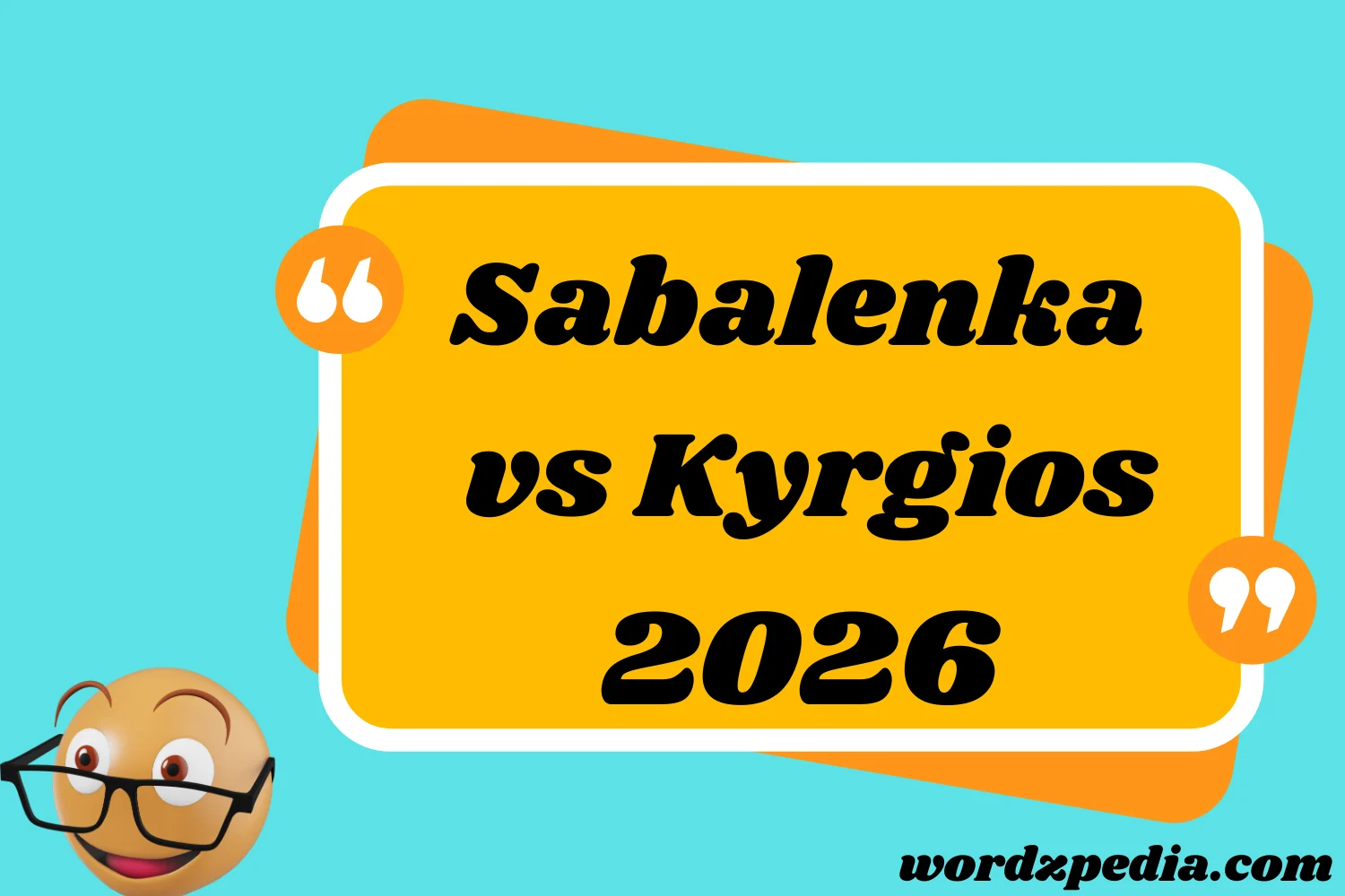 Sabalenka vs Kyrgios